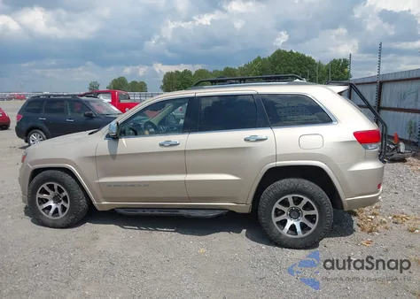 2014 Jeep Grand Cherokee Overland из США, поврежденный, VIN 1C4RJFCM2EC305785